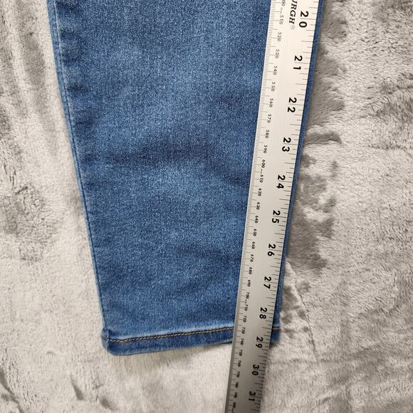 Curve Appeal Jeans Women 12/31 Blue Creator High Rise Skinny Leg Stretch Denim - Picture 11 of 13